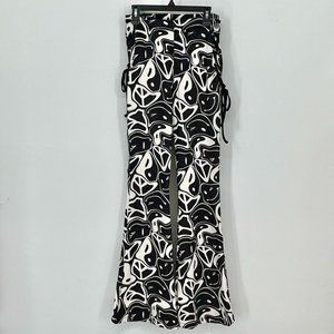 Women's NGOrder Yin Yang Velour Flare Pants, Size 10